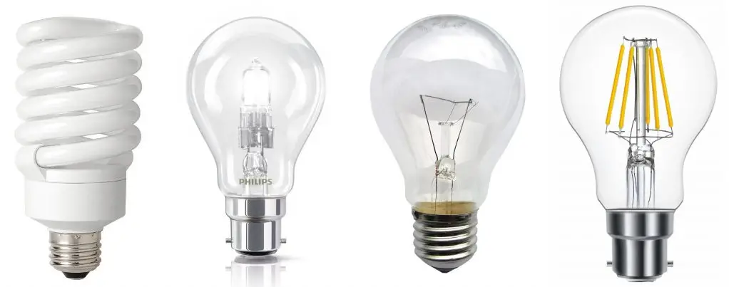 How halogen bulb is different from an incandescent light bulb?